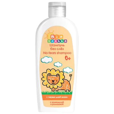 Шампунь Bioton Cosmetics Biotoshka дитячий без сліз з перших днів життя, 250 мл