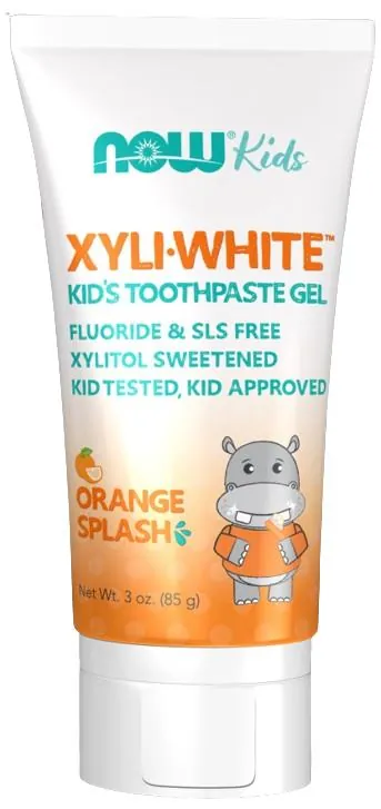 Зубна паста-гель Now Solutions Kids Xyli White Orange дитяча, 85 г
