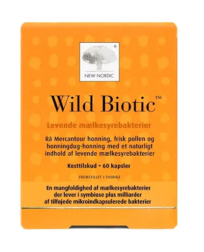 Дієтична добавка New Nordic Wild Biotic пробіотик капсули №60