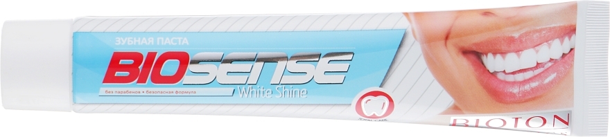 Зубная паста Bioton Cosmetics Biosense White Shine, 50 мл