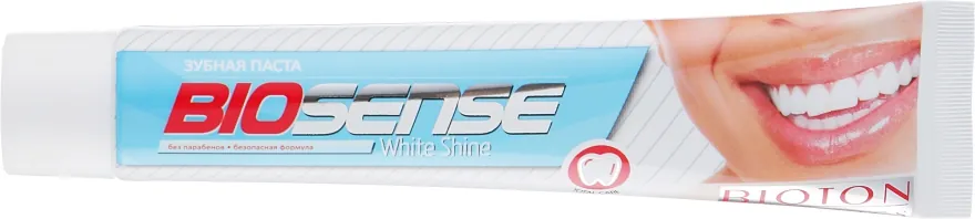 Зубна паста Bioton Cosmetics Biosense White Shine, 50 мл