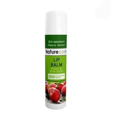 Бальзам для губ Nature Code Peach & Shea butter, 4,5 г