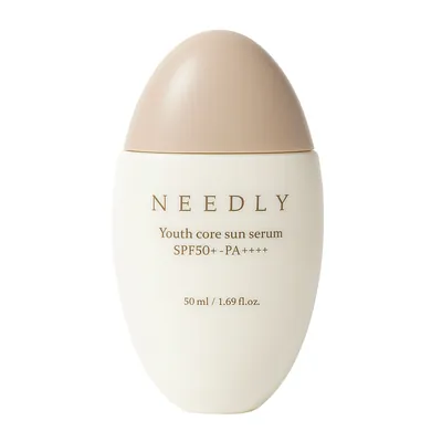 Крем-сироватка сонцезахисна Needly Youth Core Sun Serum SPF 50+ PA++++ потрійної дії, 50 мл