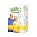 Подгузники для взрослых Friends Easy, размер L, 10 штук