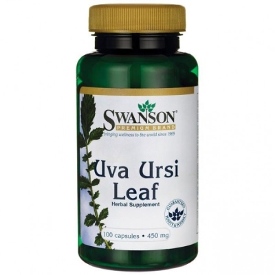 Толокнянки экстракт Swanson Uva Ursi Leaf капсулы по 450 мг №100