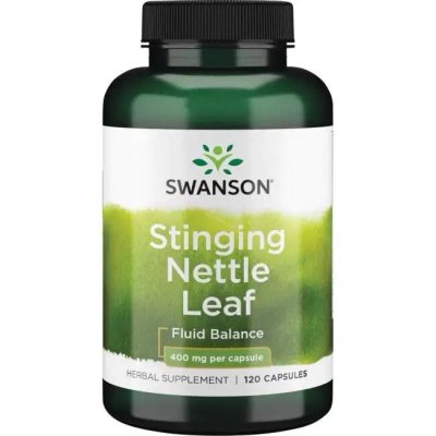 Крапивы листья Swanson Stinging Nettle Leaf капсулы по 400 мг 120 капсул