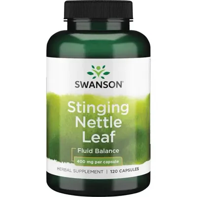 Кропиви листя Swanson Stinging Nettle Leaf капсули по 400 мг 120 капсул