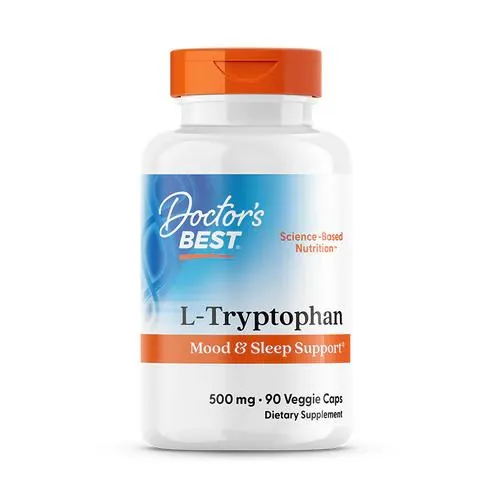 L-триптофан Doctor's Best L-Tryptophan капсули по 500 мг №90