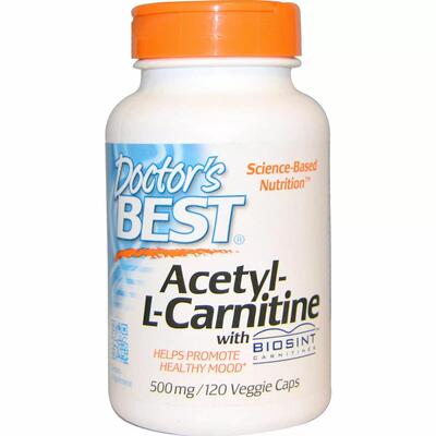 Ацетил-L-карнитин Doctor's Best Acetyl-L-Carnitine, 120 капсул