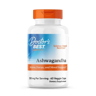 Ашваганда Doctor's Best Ashwagandha капсули №60
