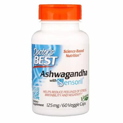 Ашваганда Doctor's Best Ashwagandha капсули №60