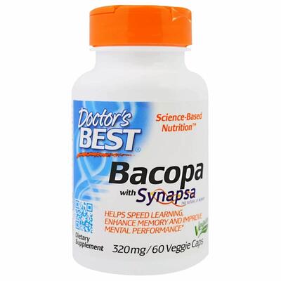 Бакопа Doctor's Best Bacopa With Synapsa капсули по 320 мг №60