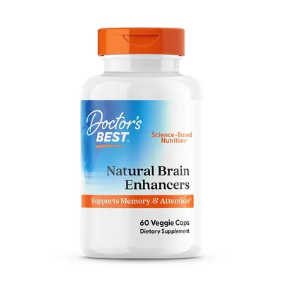 Вітаміни для мозку Doctor's Best Brain Enhancers з GPC і PS, 60 капсул