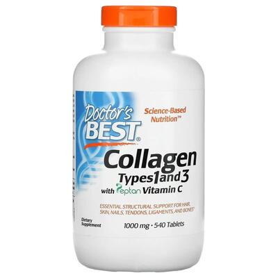 Коллаген 1 и 3 типа Doctor's Best Collagen Types 1&3 таблетки №540