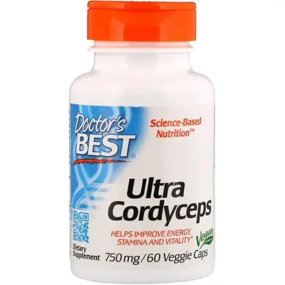 Кордицепс Ультра Doctor's Best Ultra Cordyceps, 60 капсул