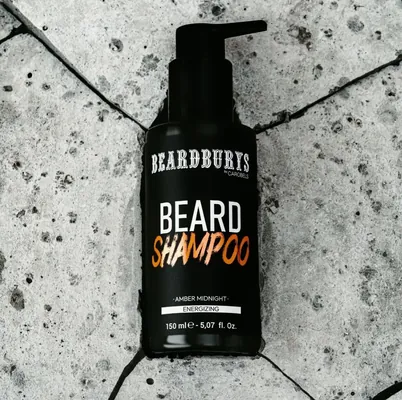 Шампунь для бороди Beardburys Amber Midnight енергетичний, 150 мл