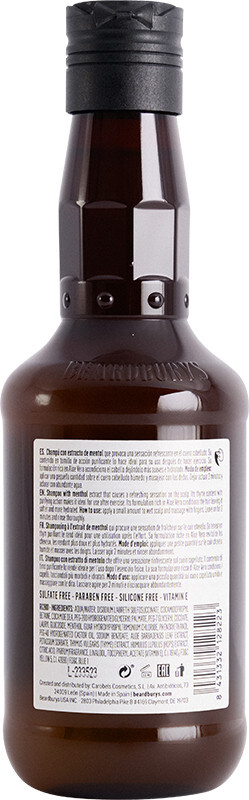 Шампунь Beardburys Essentials Refreshing для волос увлажняющий освежающий, 250 мл