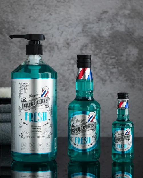 Шампунь Beardburys Fresh для волосся освіжаючий з екстрактом ментолу, 100 мл