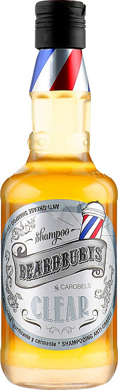 Шампунь Beardburys Clear очищающий для волос, склонных к жирности, 330 мл
