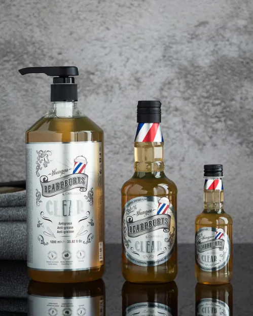 Шампунь Beardburys Clear очищуючий для волосся, схильного до жирності, 330 мл