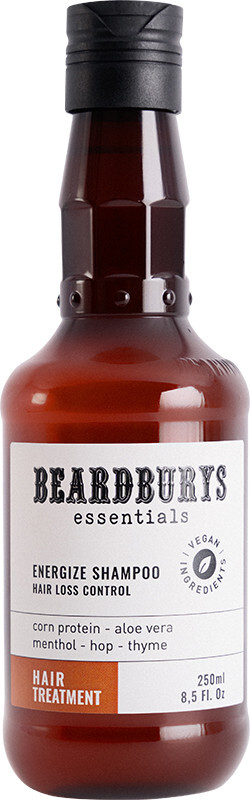 Шампунь Beardburys Essentials Energize против выпадения волос, 250 мл