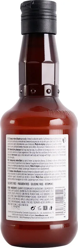 Шампунь Beardburys Essentials Energize проти випадіння волосся, 250 мл