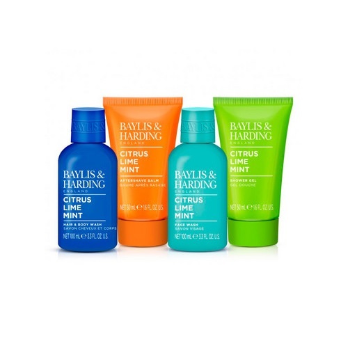 Набор для мужчин Baylis and Harding Цитрус, лайм, мята, дорожный