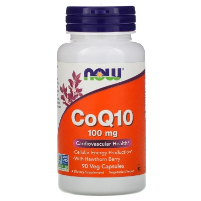 Коэнзим Q10 NOW CoQ10 100 мг мягкие капсулы №90