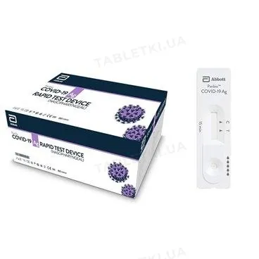 Тест-касета експрес Panbio COVID-19 антиген на визначення коронавірусу, 25 штук