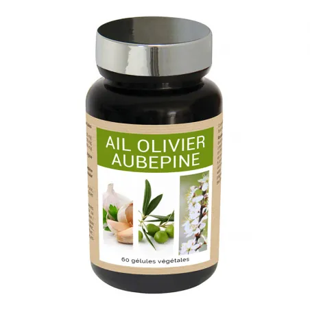 Часник + лист оливи + квіти глоду Nutri Expert Ail Olivier Aubepine, 60 капсул