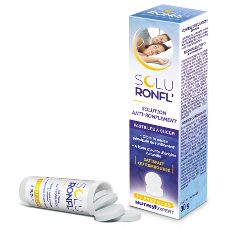 Солюронфл Nutri Expert Soluronfl пастилки от храпа, 15 штук