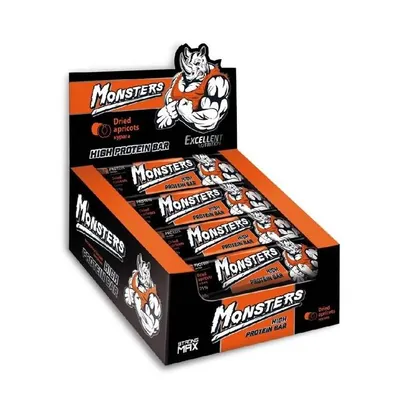 Батончик протеїновий Monsters High Protein Bar з курагою, 20 штук по 80 г