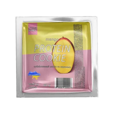 Печиво протеїнове Craft Whey Protein Cookie манго, 60 г