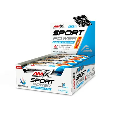 Батончик Amix Nutrition Sport Power Energy Snack Bar тропічний манго, 20 штук по 45 г