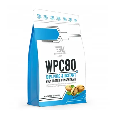 Протеїн сироватковий концентрат Bodyperson Labs WPC80 фісташки, 900 г