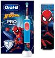 Электрическая зубная щетка + футляр Braun Oral-B Pro D103 Kids Spiderman детская возраст 3+