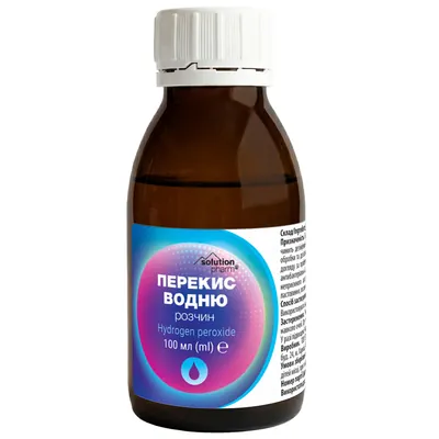 Перекис водню Solution Pharm розчин 3% по 100 мл у флак.
