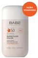 Сонцезахисний супер флюїд Babe Laboratorios SPF 50 ВВ з тонуючим ефектом для всіх типів шкіри, 50 мл