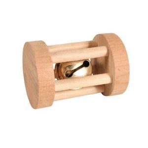 Іграшка-барабан Trixie 6183 циліндр з дзвіночком (дерево) 3,5x5 см