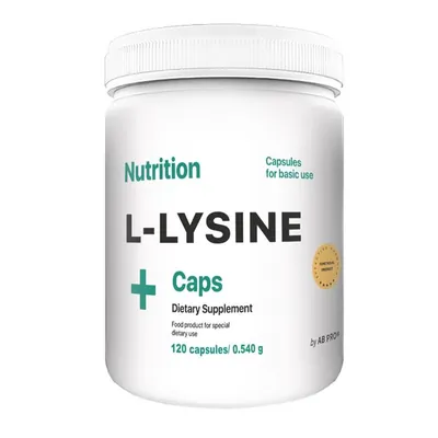 Амінокислота L-Лізин AB PRO L-Lysine Caps, 120 капсул