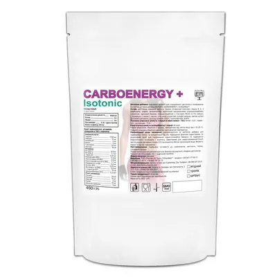 Ізотонік EntherMeal Isotonic Carboenergy Plus Цитрус, 450 г