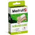 Набір пластирів медичних Medrull Natural Care бактерицидний на тканинній основі, 20 штук