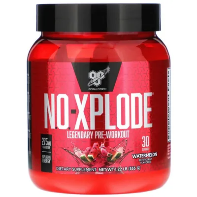 Передтренувальний комплекс BSN N.O. Xplode Legendary Pre-Workout, кавун, 30 порцій 555 г