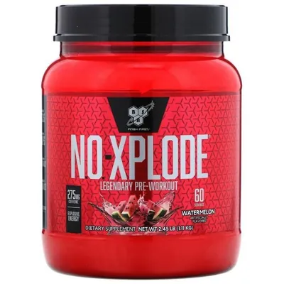 Передтренувальний комплекс BSN N.O. Xplode Legendary Pre-Workout, кавун, 60 порцій 1,11 кг