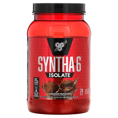 Протеїн комплексний ізолят BSN Syntha-6 Isolate шоколадний молочний коктейль, 912 г