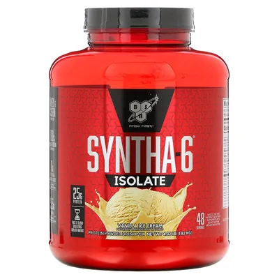 Протеїн комплексний ізолят BSN Syntha-6 Isolate ванільне морозиво, 1,8 кг