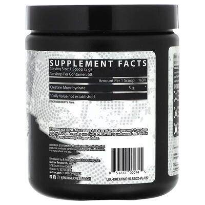 Креатин Nutrex Research Creatine Monohydrate, 300 г
