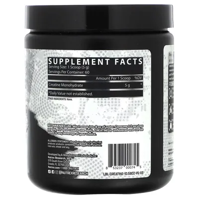 Креатин Nutrex Research Creatine Monohydrate, 300 г