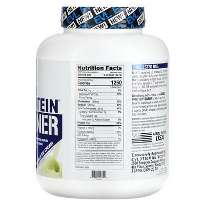 Гейнер EVLution Nutrition Stacked Protein ванільне морозиво, 2,72 кг