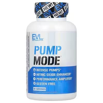 Передтренувальний комплекс EVLution Nutrition Pump Mode, 90 вегетаріанських капсул